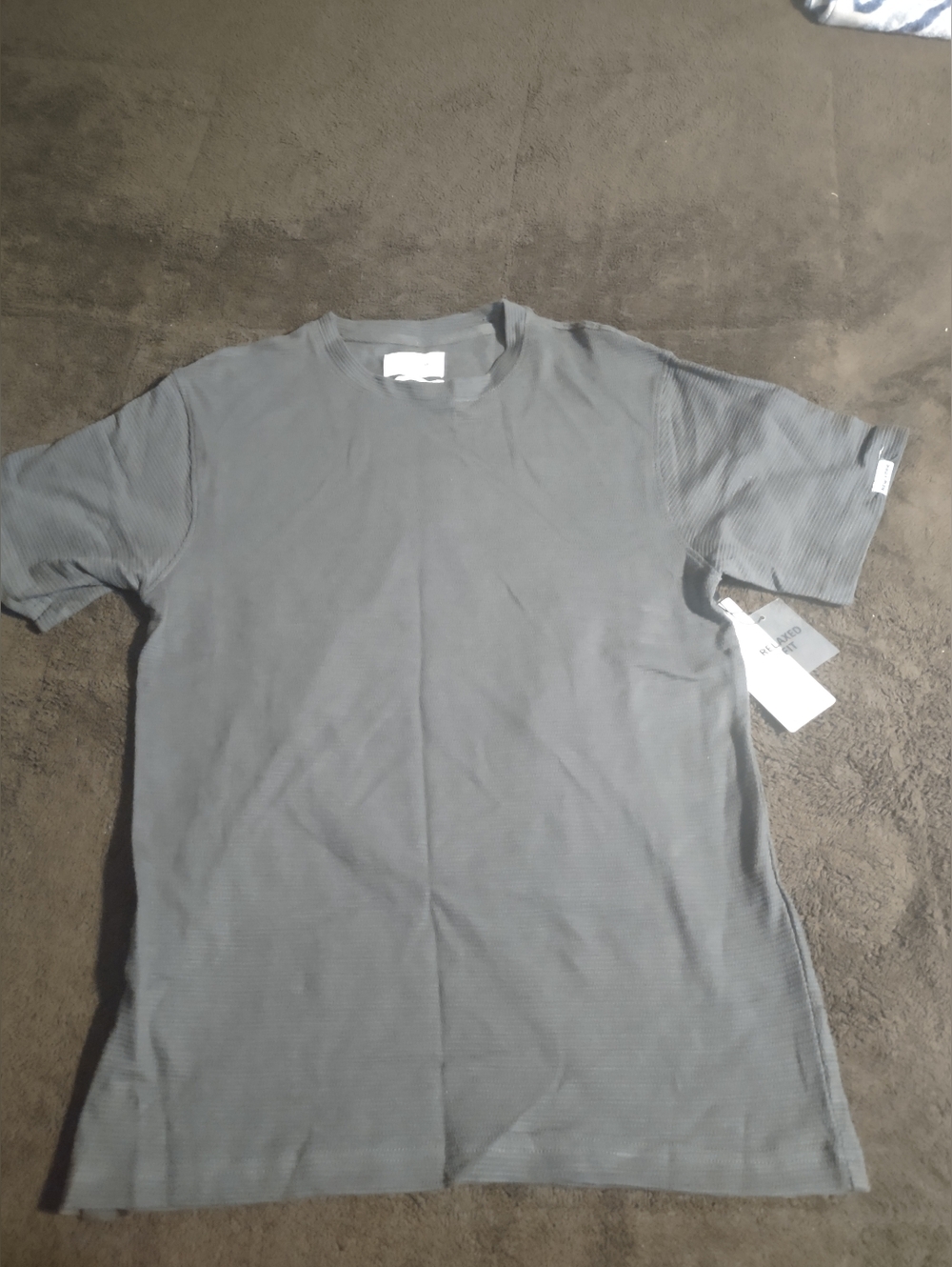 Public Supply Men's Short Sleeve Crew Neck T-Shirt In Gray/Size Mens Small